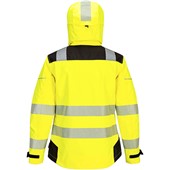 Portwest PW389 PW3 Yellow Women's Mesh Lined Waterproof Breathable Hi Vis Jacket