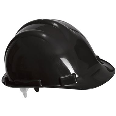 Portwest PW50 Safety Helmet - Non Vented Slip Ratchet Standard Peak Portwest PW50 Safety Helmet - Non Vented Slip Ratchet Standard Peak