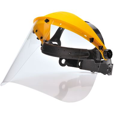 Portwest PW91 Polycarbonate Face Shield Visor and Browguard Unit