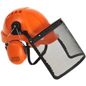 Portwest PW98 Forestry Helmet - Vented Wheel Ratchet Short Peak