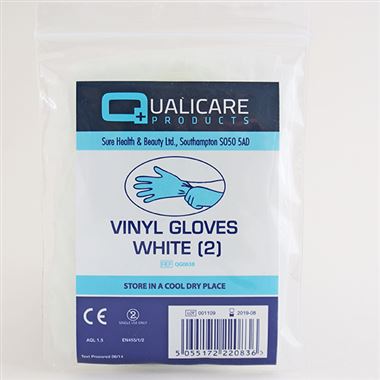 Vinyl Powder Free Large Examination Gloves AQL1.5 (Pair)