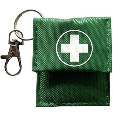 Resuscitation Aid in Keyring & Belt Pouch