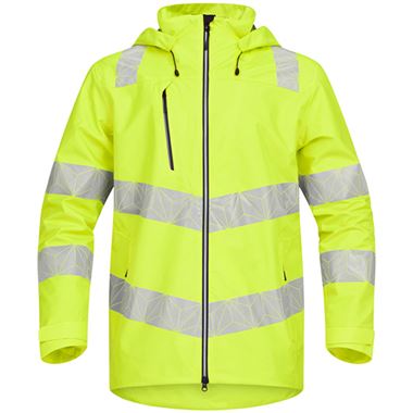 Pulsar React RCT800 Yellow Recycled Waterproof Hi Vis Shell Jacket