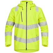 Pulsar React RCT800 Yellow Recycled Waterproof Hi Vis Shell Jacket