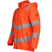 Pulsar React RCT801 Rail Orange Recycled Waterproof Hi Vis Shell Jacket