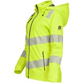 Pulsar React RCT850 Yellow Women's Recycled Waterproof Hi Vis Shell Jacket