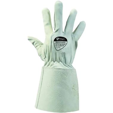 Polyco SuperGlove RE-PRO/NB Leather Volt Protector Gauntlet - Worn Over Electricians Gloves