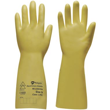 Polyco RE1360 Electricians Gloves 7500V Class 1