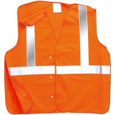 Portwest High Visibility Rail & Underground Quick Release Vest GO/RT Orange 