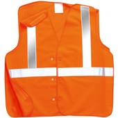 Portwest High Visibility Rail & Underground Quick Release Vest GO/RT Orange 