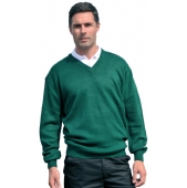 V-Neck Knitted Workwear Pullover