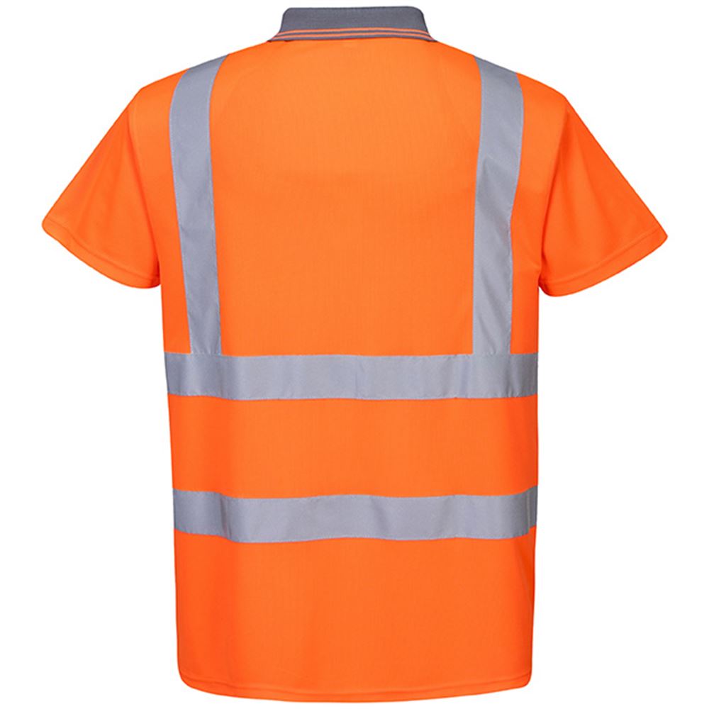 Portwest RT22 Orange Hi Vis Polo Shirt | Safetec Direct