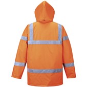 Portwest RT30 Orange RIS Padded Waterproof Hi Vis Jacket