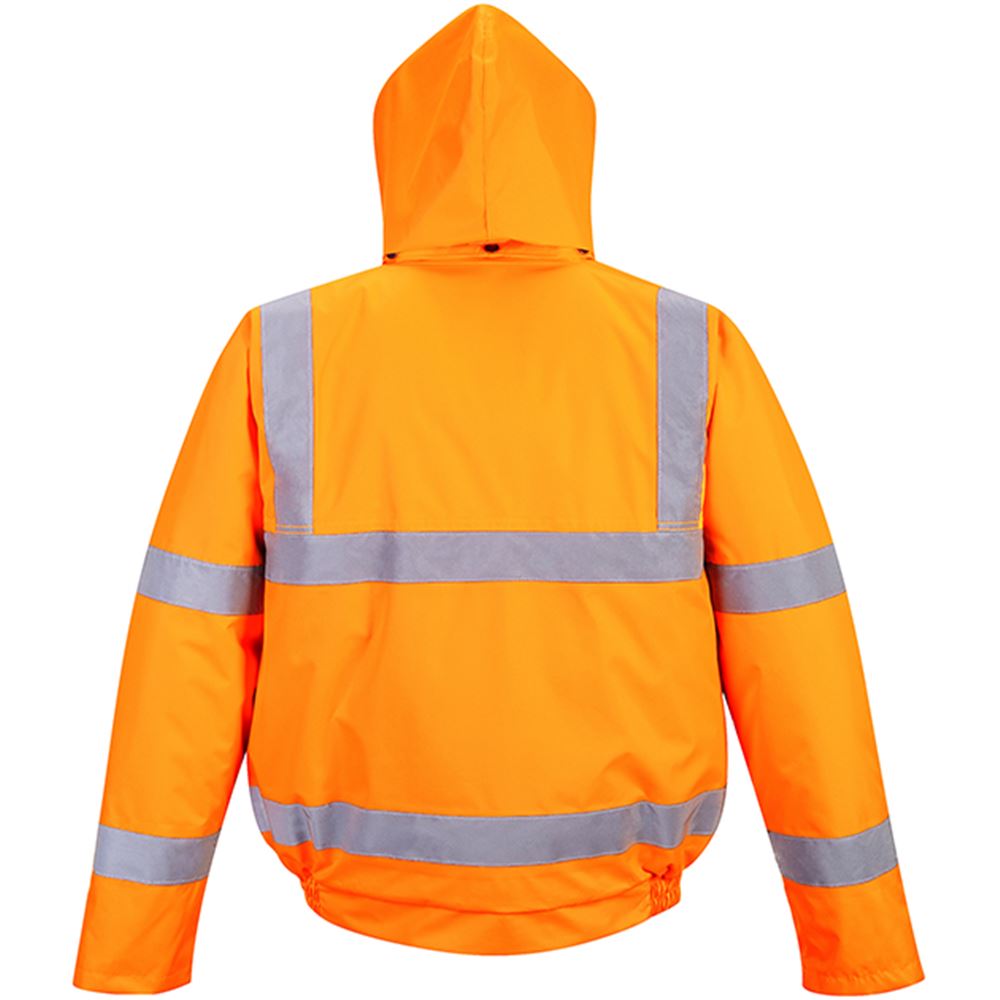 Portwest RT32 Orange RIS Hi Vis Bomber Jacket | Safetec Direct