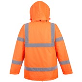 Portwest RT34 Orange RIS Padded Breathable Waterproof Hi Vis Jacket