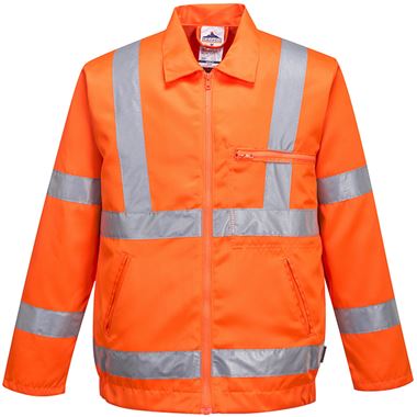 Portwest RT40 Orange Polycotton Hi Vis Jacket