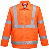 Portwest RT40 Orange Polycotton Hi Vis Jacket