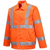Portwest RT40 Orange Polycotton Hi Vis Jacket