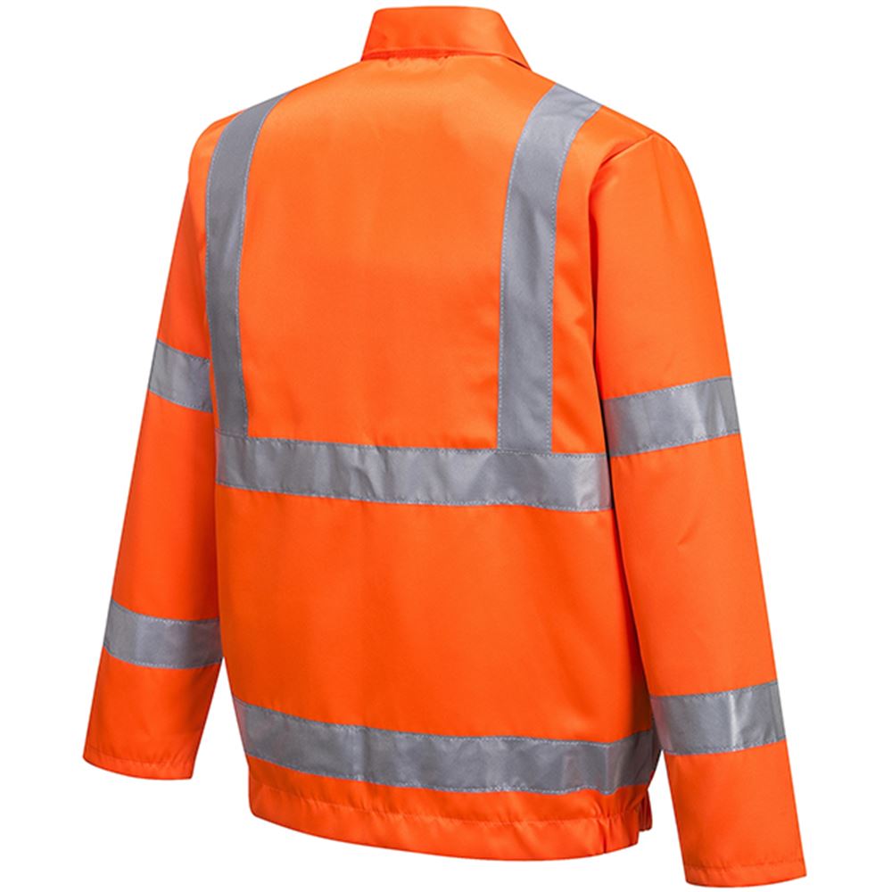 Portwest RT40 Orange Polycotton Hi Vis Jacket | Safetec Direct
