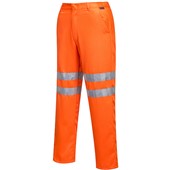 Portwest RT45 Orange Polycotton Hi Vis Trousers