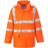 Portwest RT50 Sealtex Ultra Orange Unlined Hi Vis Breathable Waterproof Jacket