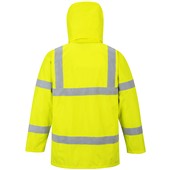 Portwest S160 Yellow Mesh Lined Hi Vis Waterproof Jacket