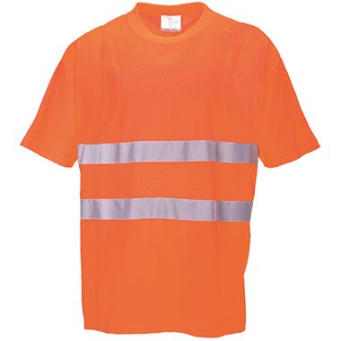 Portwest S172 Orange Polycotton Comfort Hi Vis T Shirt