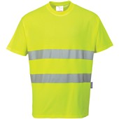 Portwest S172 Yellow Polycotton Comfort Hi Vis T Shirt