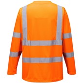 Portwest S178 Orange Long Sleeved Hi Vis T Shirt