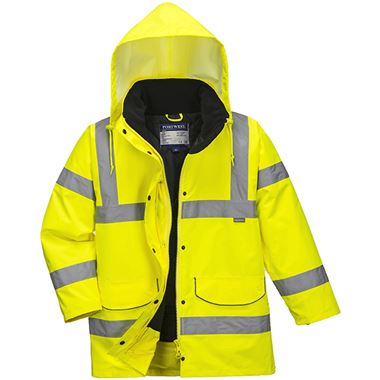 Portwest S360 Yellow Padded Waterproof Womens Hi Vis Jacket