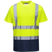Portwest S378 Yellow/Navy Hi Vis Two Tone T-shirt 
