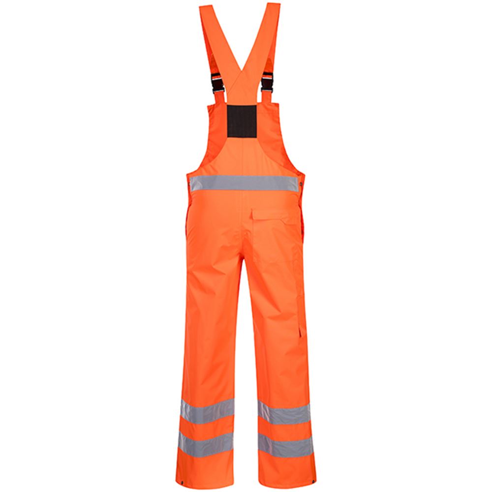Portwest S388 Orange Hi Vis Bib & Brace Overall | Safetec Direct