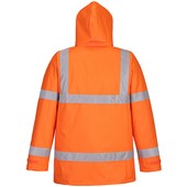 Portwest S460 Orange Padded Waterproof Hi Vis Jacket 