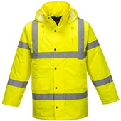 Portwest S461 Yellow Padded Breathable Waterproof Hi Vis Jacket