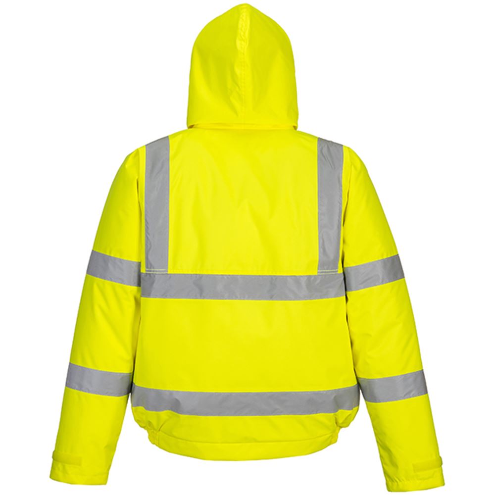 Portwest S463 Yellow Hi Vis Bomber Jacket | Safetec Direct
