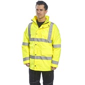 Portwest S468 Yellow Waterproof 4 in 1 Hi Vis Jacket