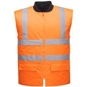 Portwest S471 Orange/Navy Two Tone Waterproof 4 in 1 Hi Vis Jacket