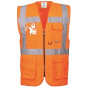 Portwest S476 Berlin Orange Executive Hi Vis Vest