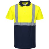 Portwest S479 Yellow/Navy Two Tone Hi Vis Polo Shirt