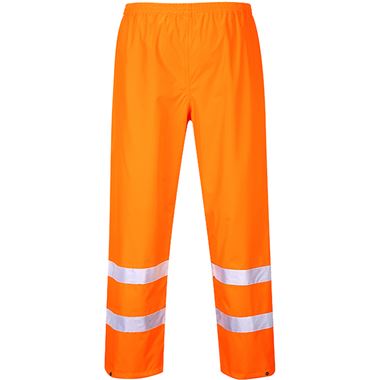 Portwest S480 Orange Hi Vis Waterproof Trousers