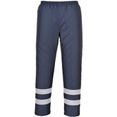 Portwest S482 Navy Iona Padded Thermal Waterproof Reflective Hi Vis Trouser