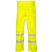 Portwest S487 Yellow Hi Vis Breathable Waterproof Trousers