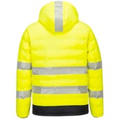 Portwest S548 Yellow Padded Ultrasonic Heated Hi Vis Jacket 