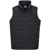 Portwest S549 Black Lined Padded Ultrasonic Heated Tunnel Gilet 