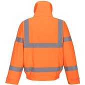 Portwest S591 Orange PWR Mesh Lined Hi Vis Extreme Breathable Waterproof Bomber Jacket