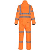 Portwest S593 Orange Mesh Lined Hi Vis Extreme Breathable Waterproof Coverall