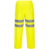 Portwest S597 Yellow PWR Hi Vis Extreme Breathable Waterproof Trousers