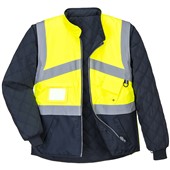 Portwest S769 Yellow/Navy Hi Vis Breathable 2 Tone Reversible Jacket