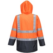 Portwest S779 Orange/Navy Bizflame Rain Lined Flame Resistant Anti Static Hi Vis Jacket