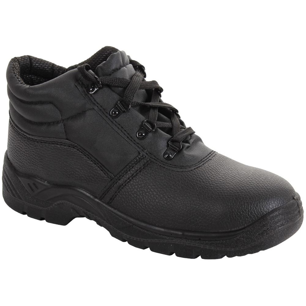 Black chukka work boots on sale